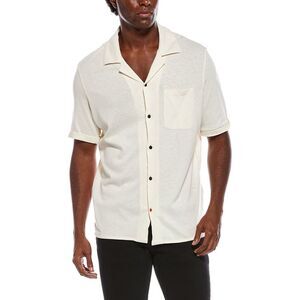 Isaia Mens  Sport Shirt, Brown